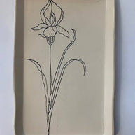 CSF Ceramics Tray: Iris
