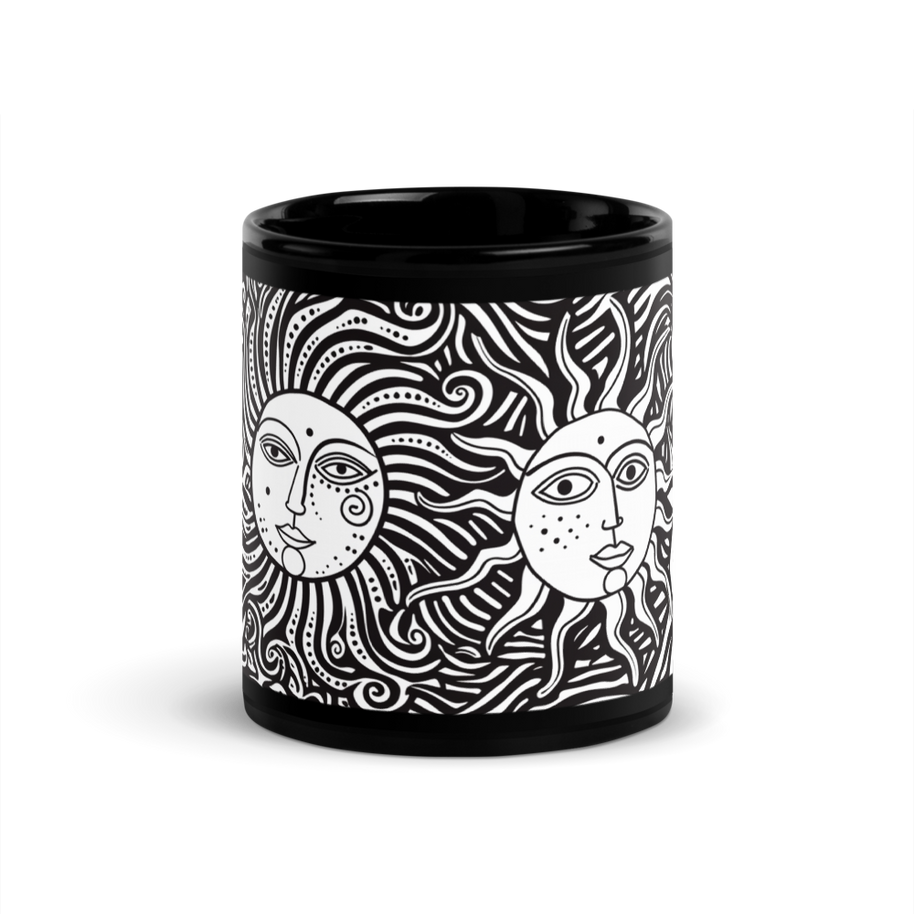Black Glossy Mugs