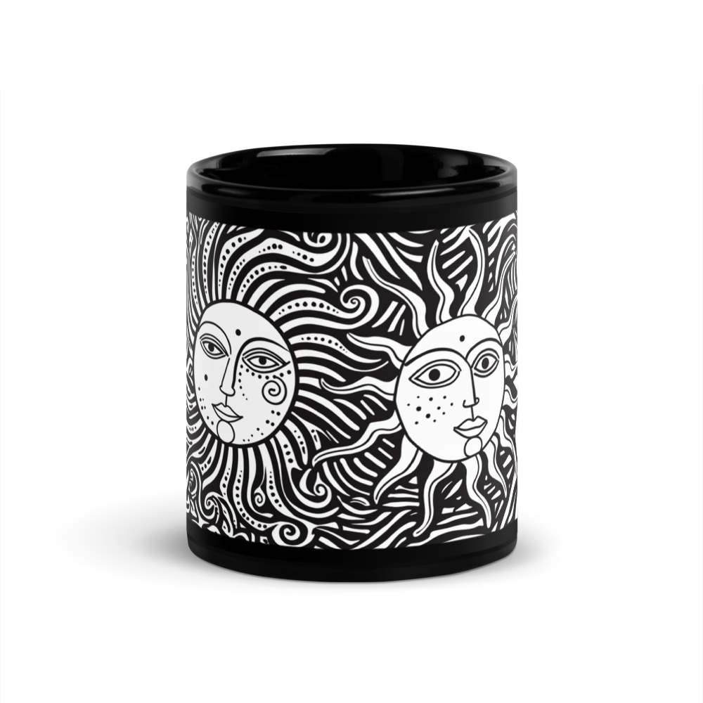 Black Glossy Mugs