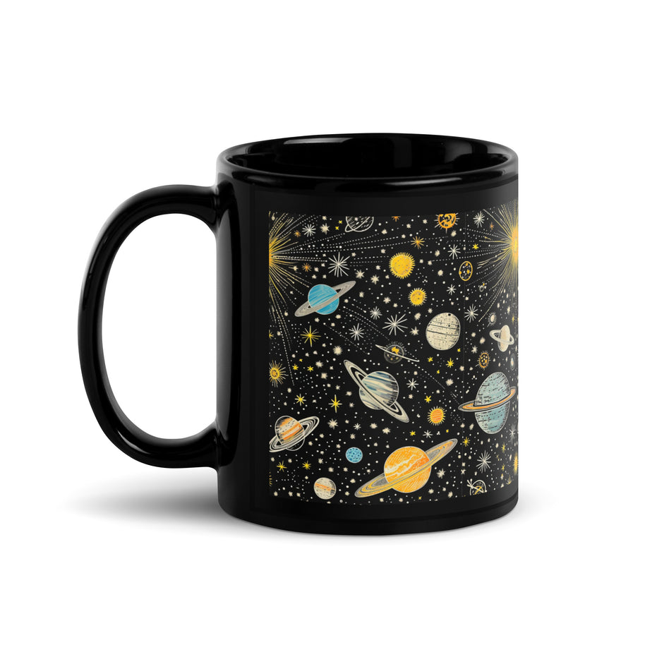 Black Glossy Mugs