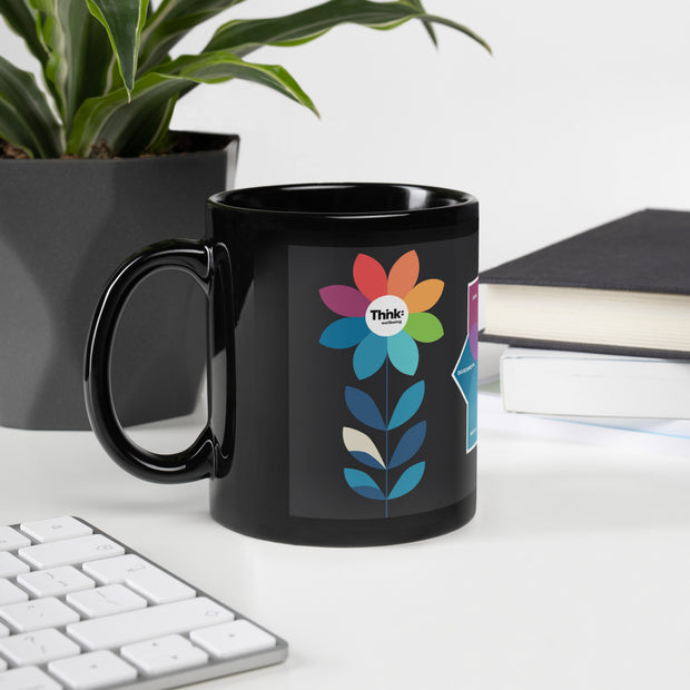 Thnk: Floral Glossy Mug