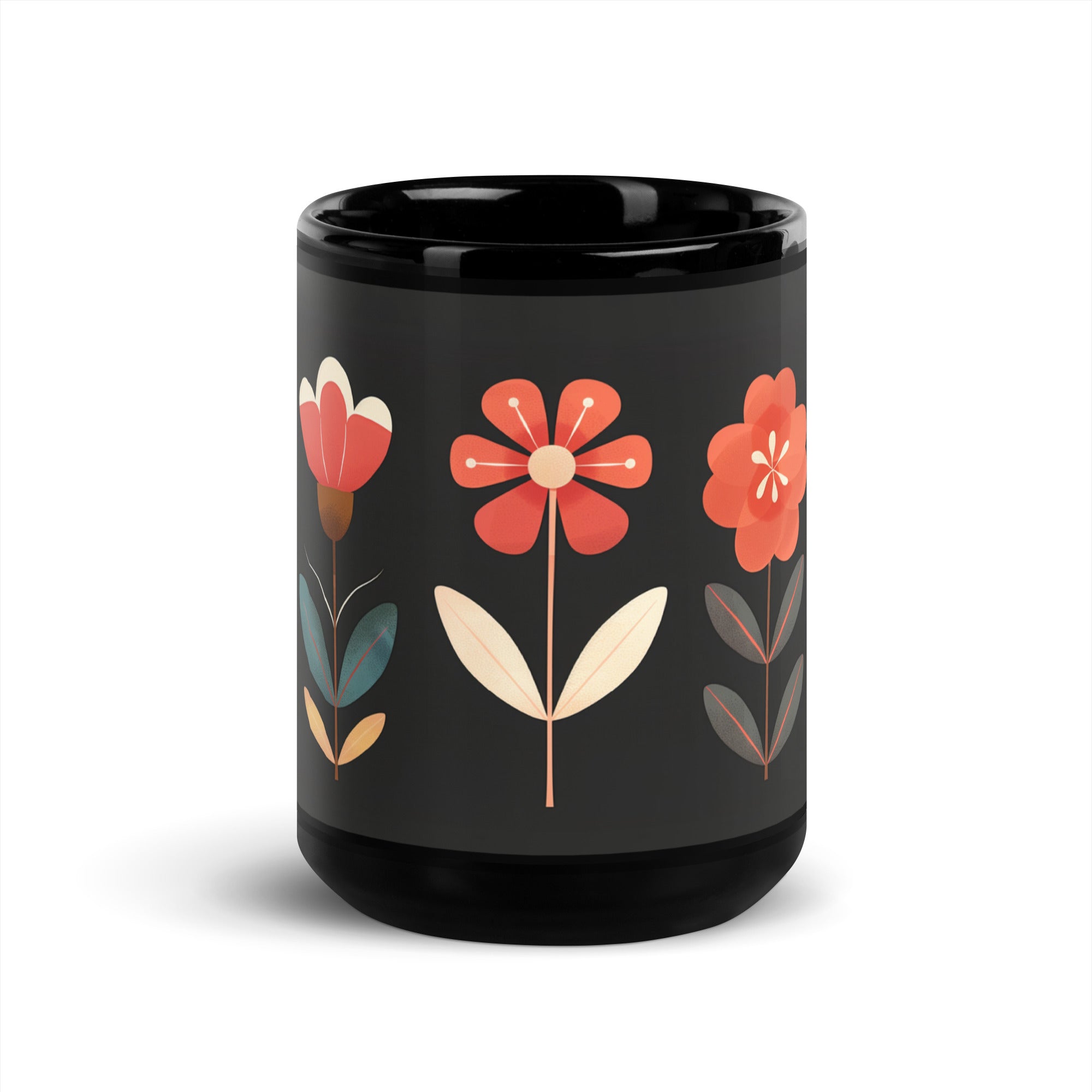 Floral Glossy Mug