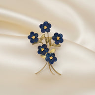 Michael Michaud Blue Violet Brooch