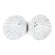 Art Floral Trading Blue Dotted Sea Shell Porcelain Salt and Pepper Shaker Set