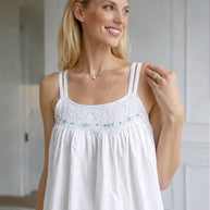 Grace White Cotton Nightgown