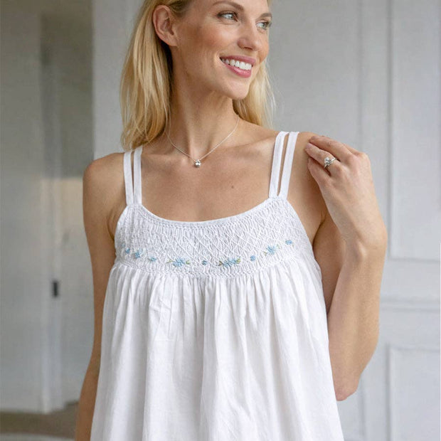 Grace White Cotton Nightgown