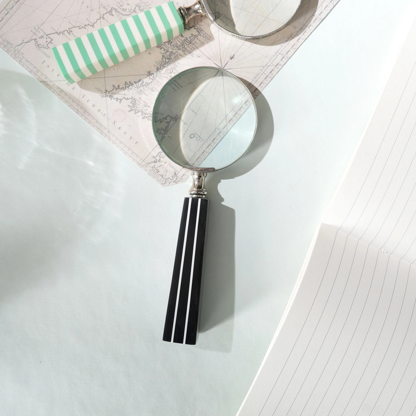 Line Pattern Round Magnifier