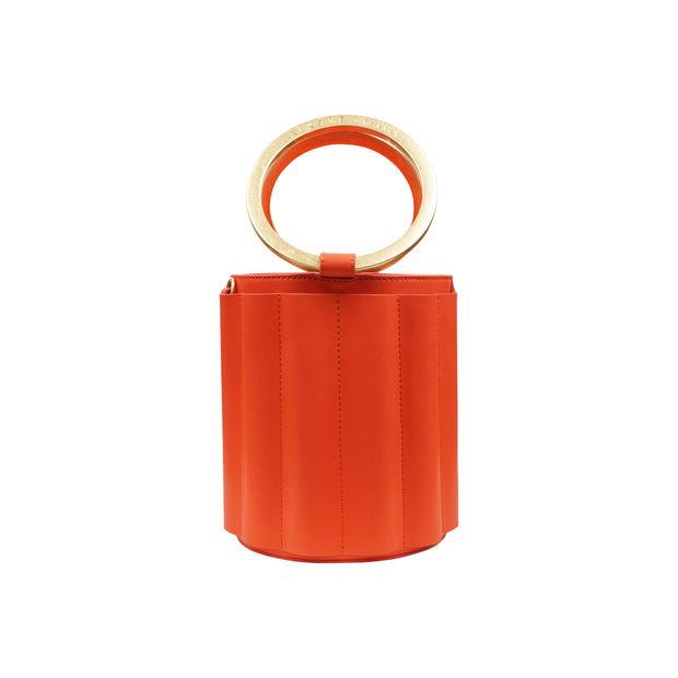 Water Metal Handle Small Bucket Bag