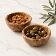Natural OliveWood Small Olive Wood Snack Bowl