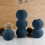 Modernized Pottery - Triple Bubble Vase