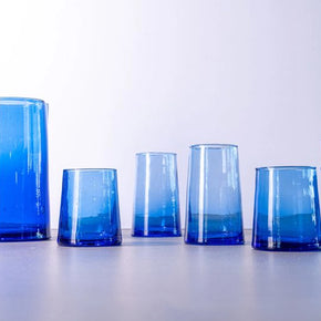 Verve Culture - Moroccan Cone Glassware - Blue