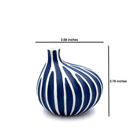 AFT Omo Mini S-Handcrafted Blue Porcelain Bud Vase