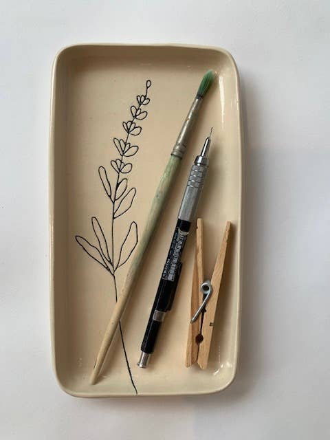 CSF Ceramic Small Tray: Lavender