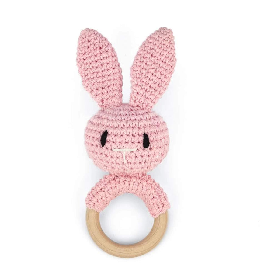 Annie & Charles- Crocheted Baby Rattle