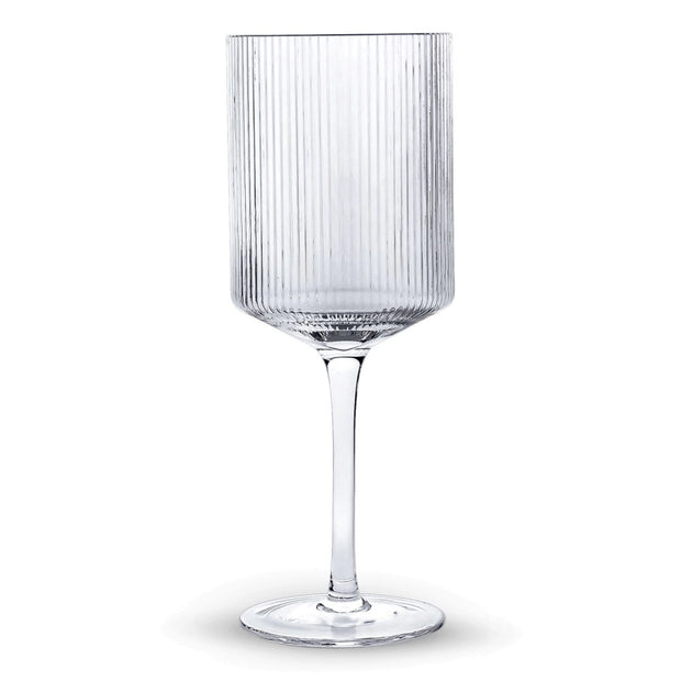 Crystal Ribbed Goblet