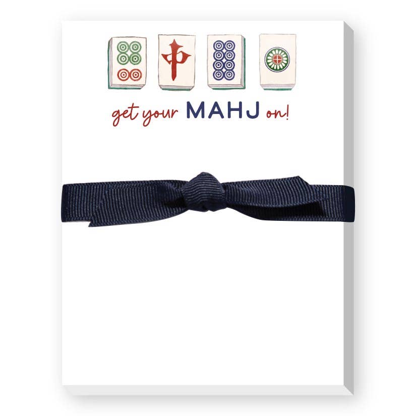 Donovan Designs Mahjong Mini Notepad