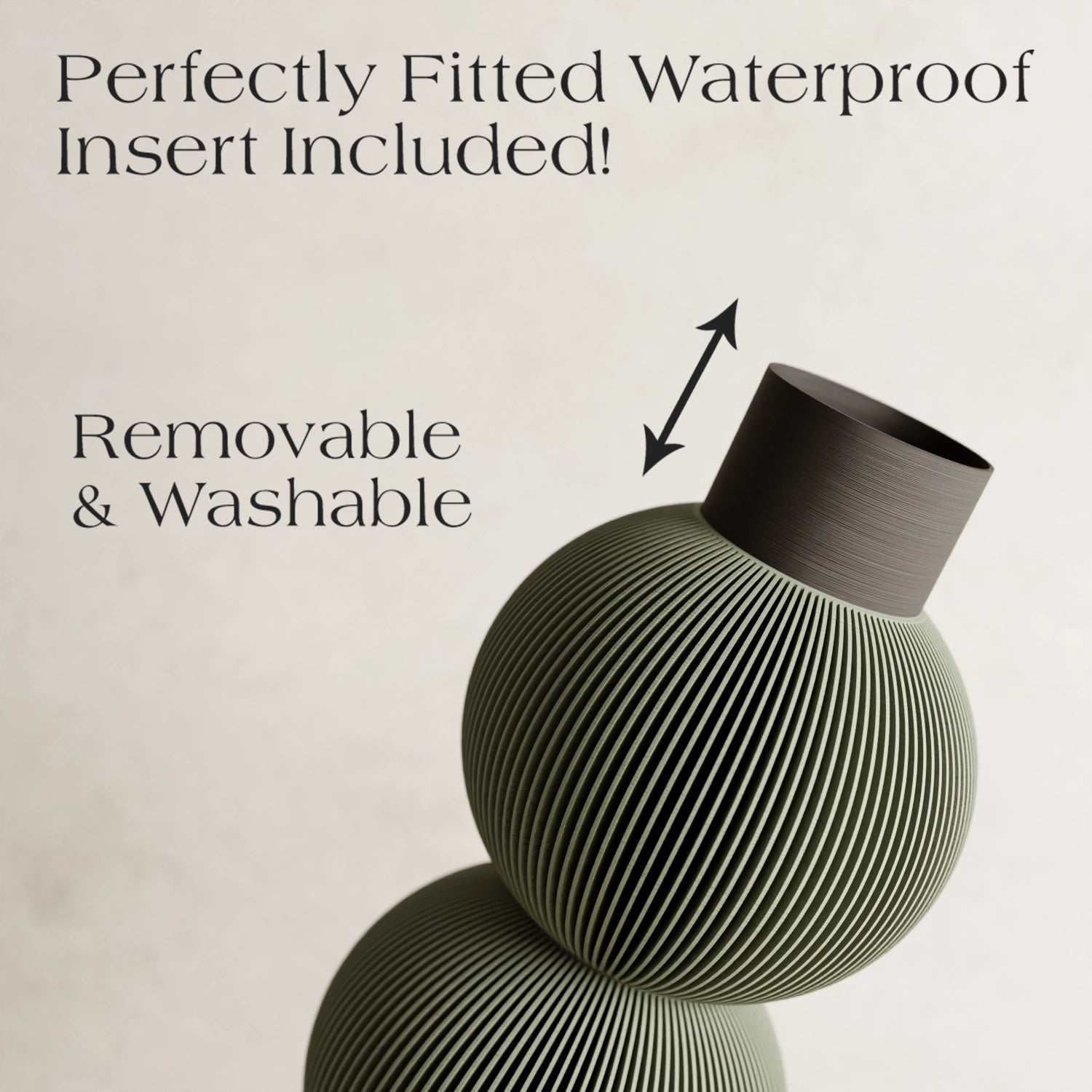 Modernized Pottery - Triple Bubble Vase