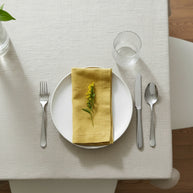 Linen Tales Lemon Curry Linen Napkins