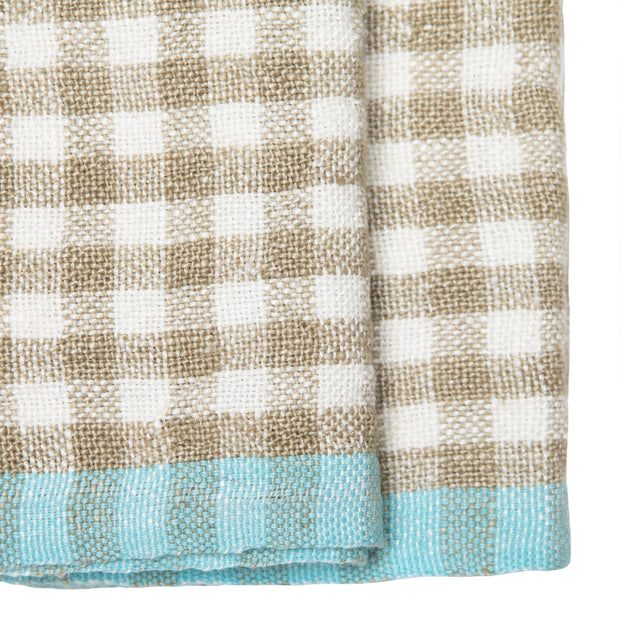 Caravan Home - Two-Tone Gingham Tea Towels
