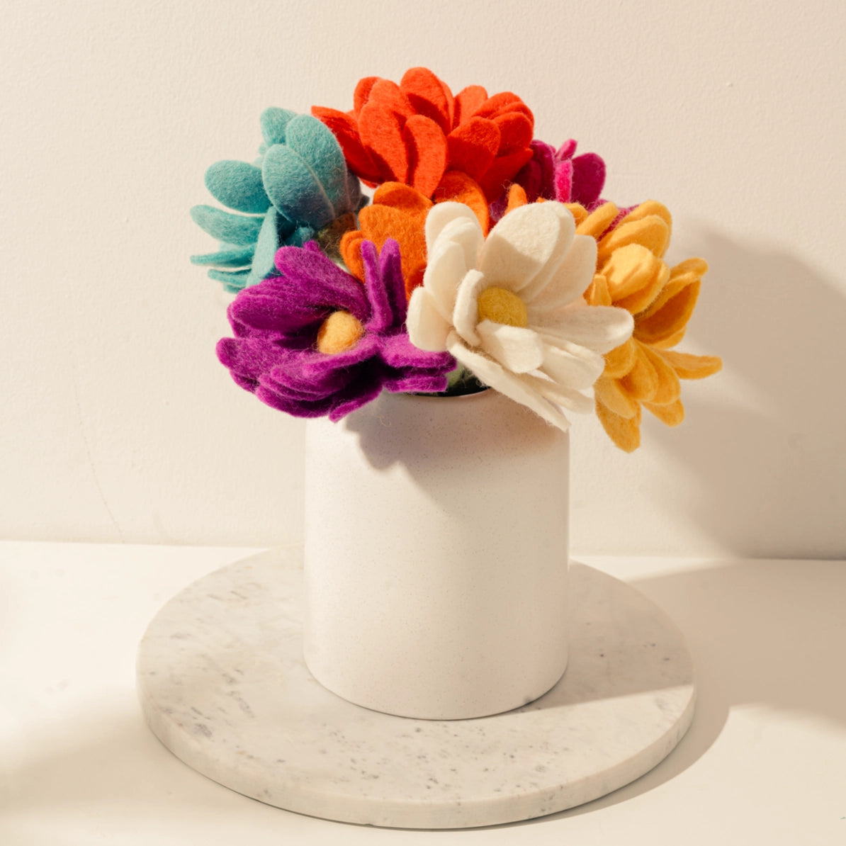 Global Goods Partners Felt Daisy Flower