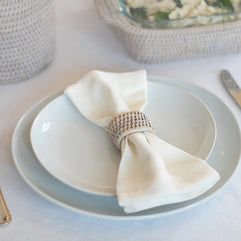 Rattan Oval Napkin Rings 6-piece Set