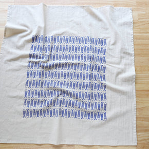 The High Fiber Handprinted Fish Kitchen Towel