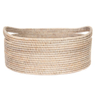 Artifacts Trading Company Rattan Oval Storage Basket