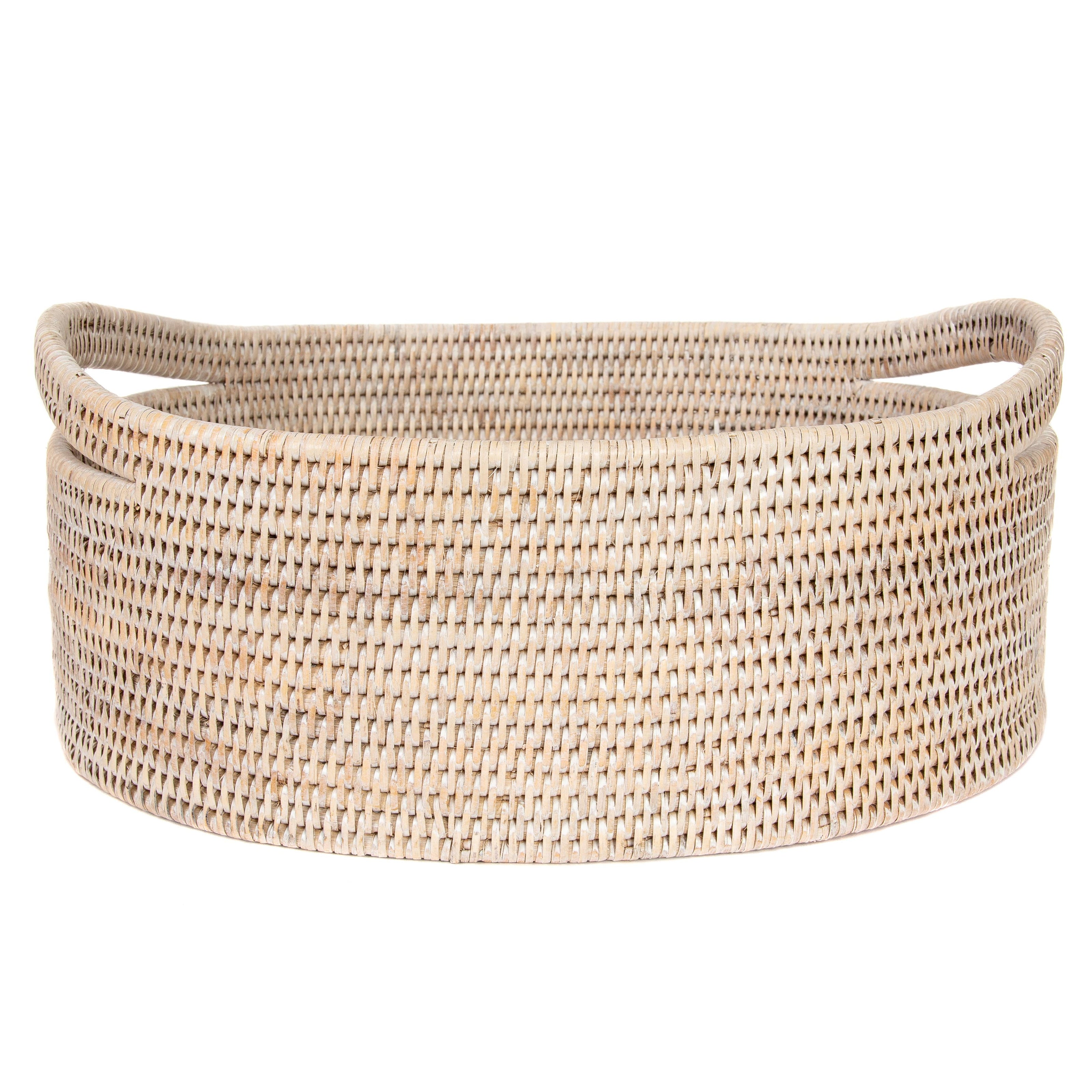 Artifacts Trading Company Rattan Oval Storage Basket