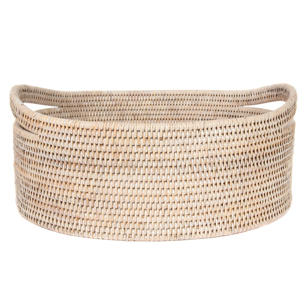 Artifacts Trading Company Rattan Oval Storage Basket