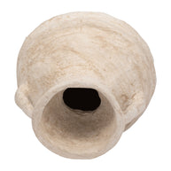 Sagebrook Home - Ceramic Paper Mache Handled Amphora Vase