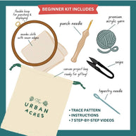 The Urban Acres Strawberry Punch Needle Kit