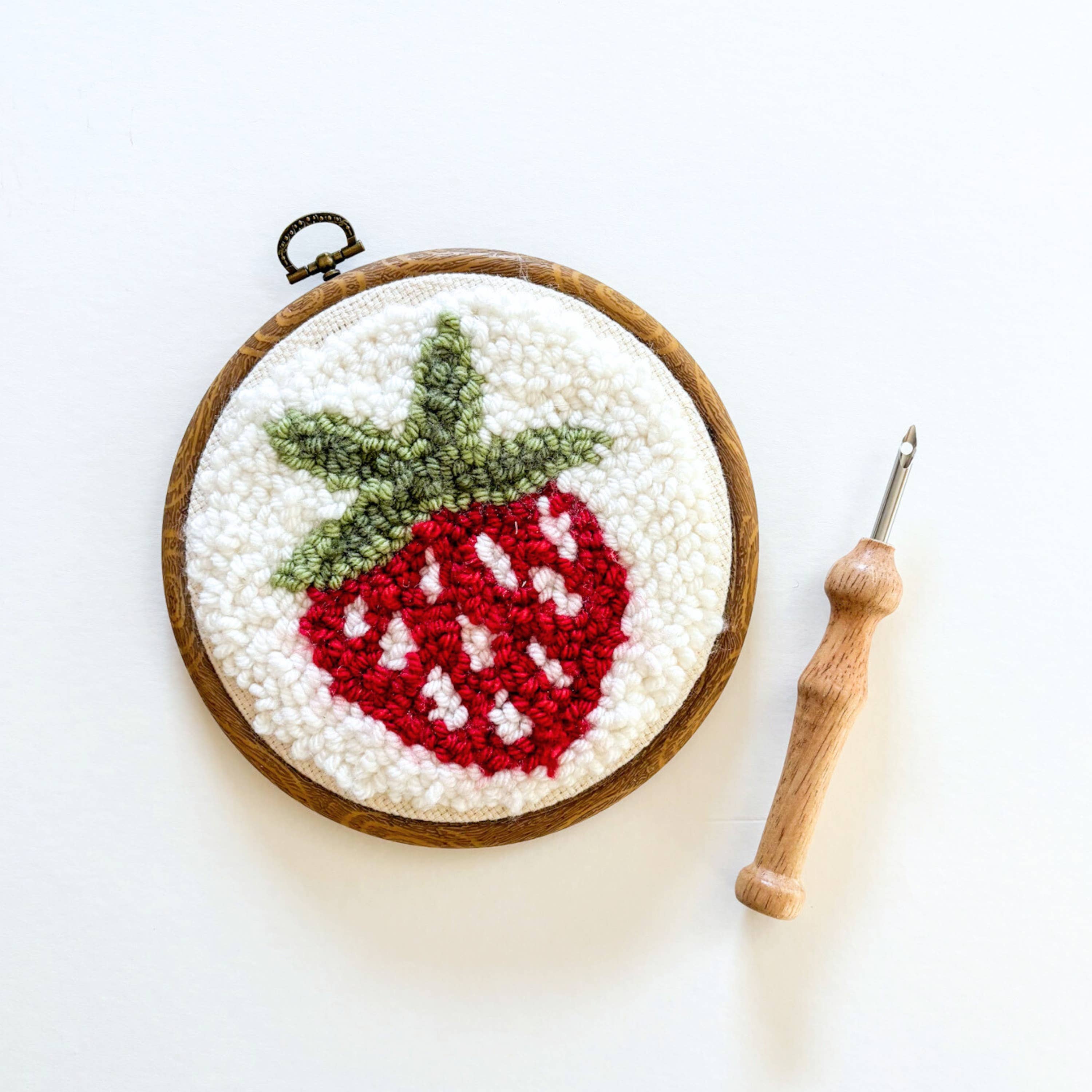The Urban Acres Strawberry Punch Needle Kit