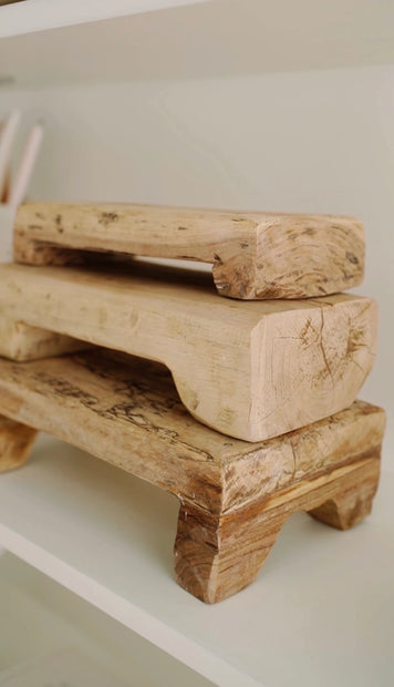Vintage Wooden Board/ Riser