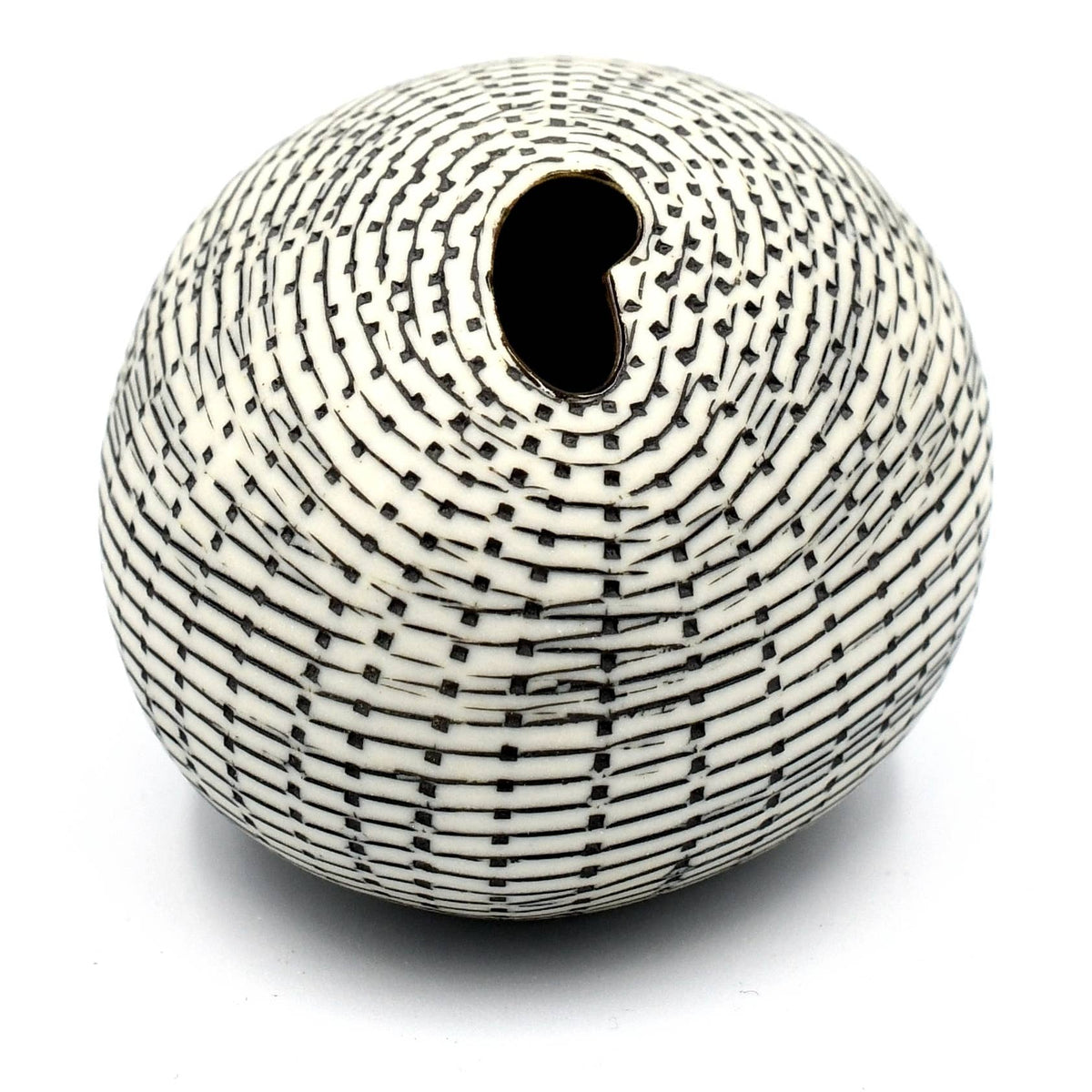 Art Floral Trading Black Pebble Mini S-Handcrafted Porcelain Bud Vase