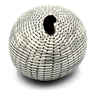 Art Floral Trading Black Pebble Mini S-Handcrafted Porcelain Bud Vase