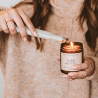 Sweet Water Decor - Slate White Large Rechargeable Electric Lighter