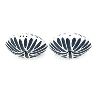 Art Floral Trading Diva Blue Porcelain Salt and Pepper Shaker Set