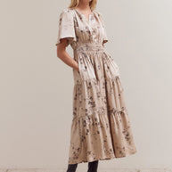 Grade & Gather -  Floral Printed Dress