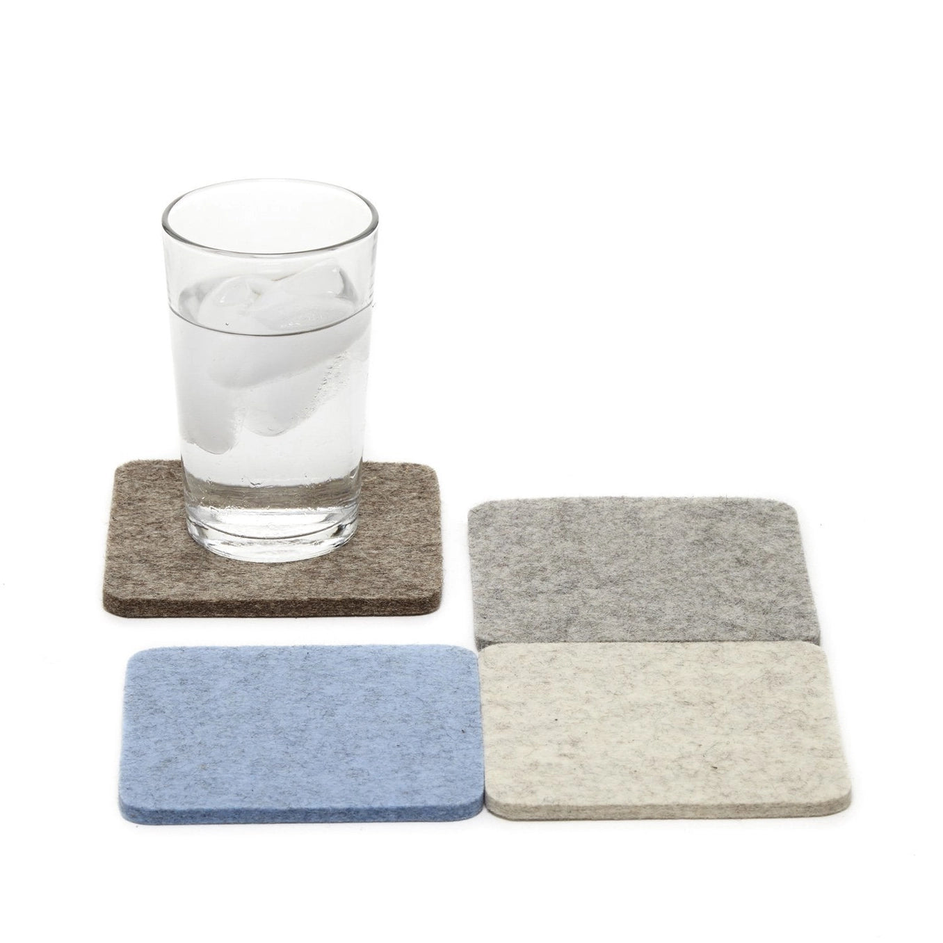 Bierfilzl Merino Wool Felt Coasters (Set of 4)