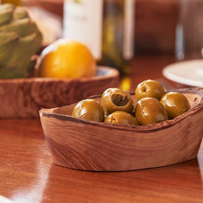 Verve Culture Italian Olivewood Small Serving Bowl