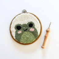 The Urban Acres Frog Punch Needle Kit