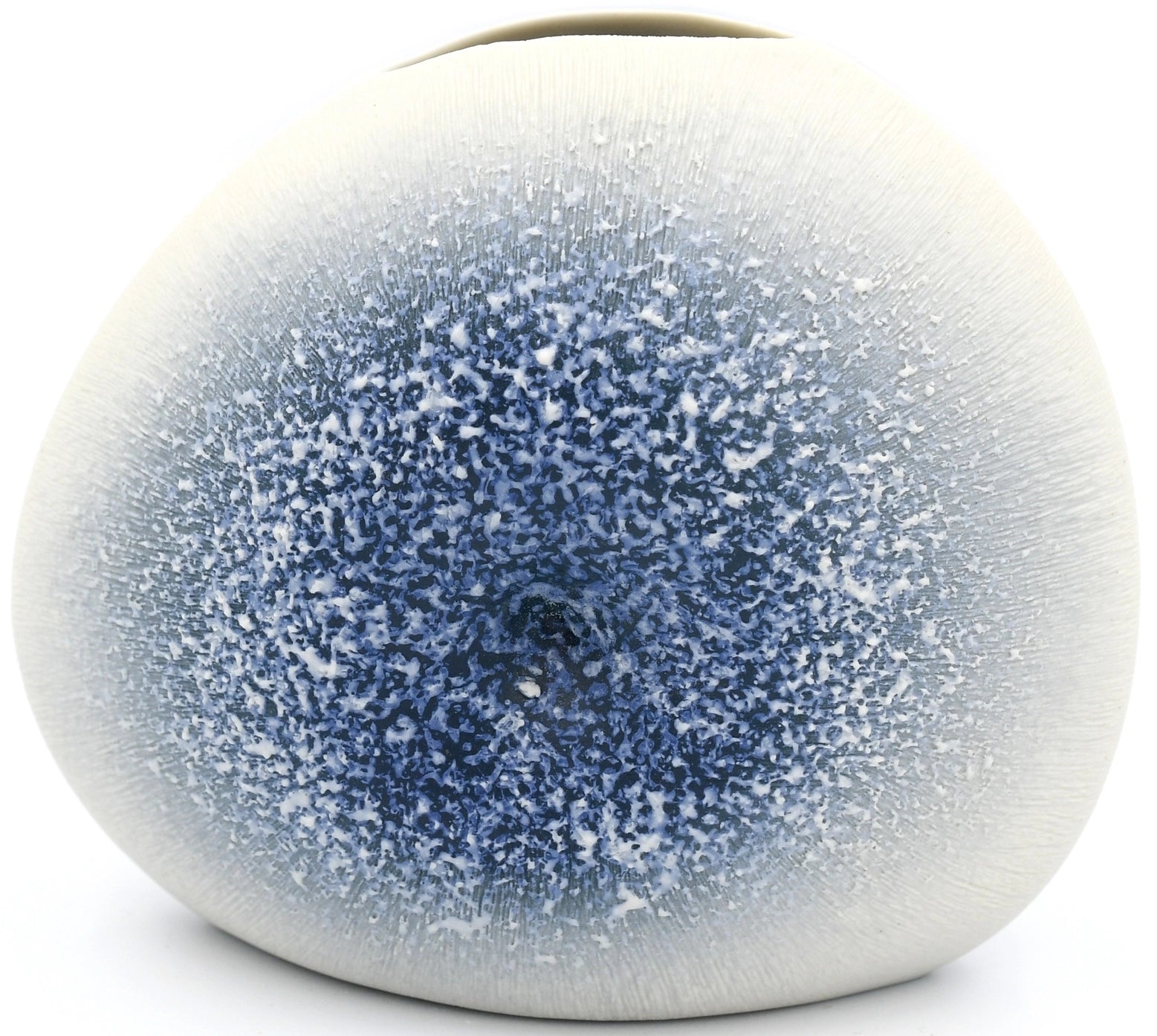AFT Blue & White Diva Round Mini S-Handcrafted Porcelain Bud Vase