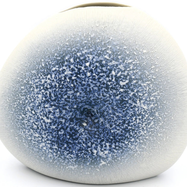 AFT Blue & White Diva Round Mini S-Handcrafted Porcelain Bud Vase