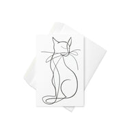 Cat - #1 - Greeting Card