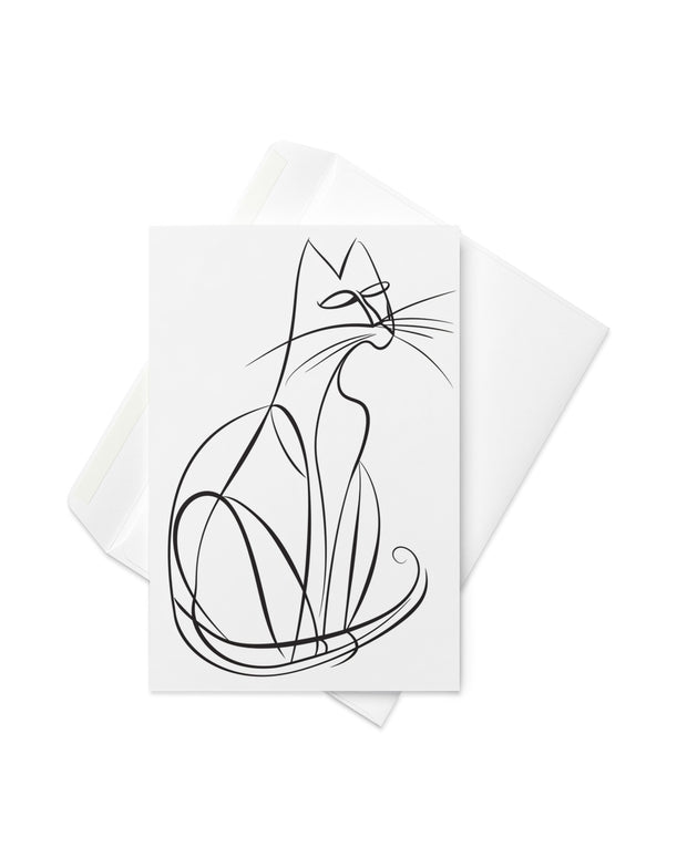 Cat - #2 - Greeting Card