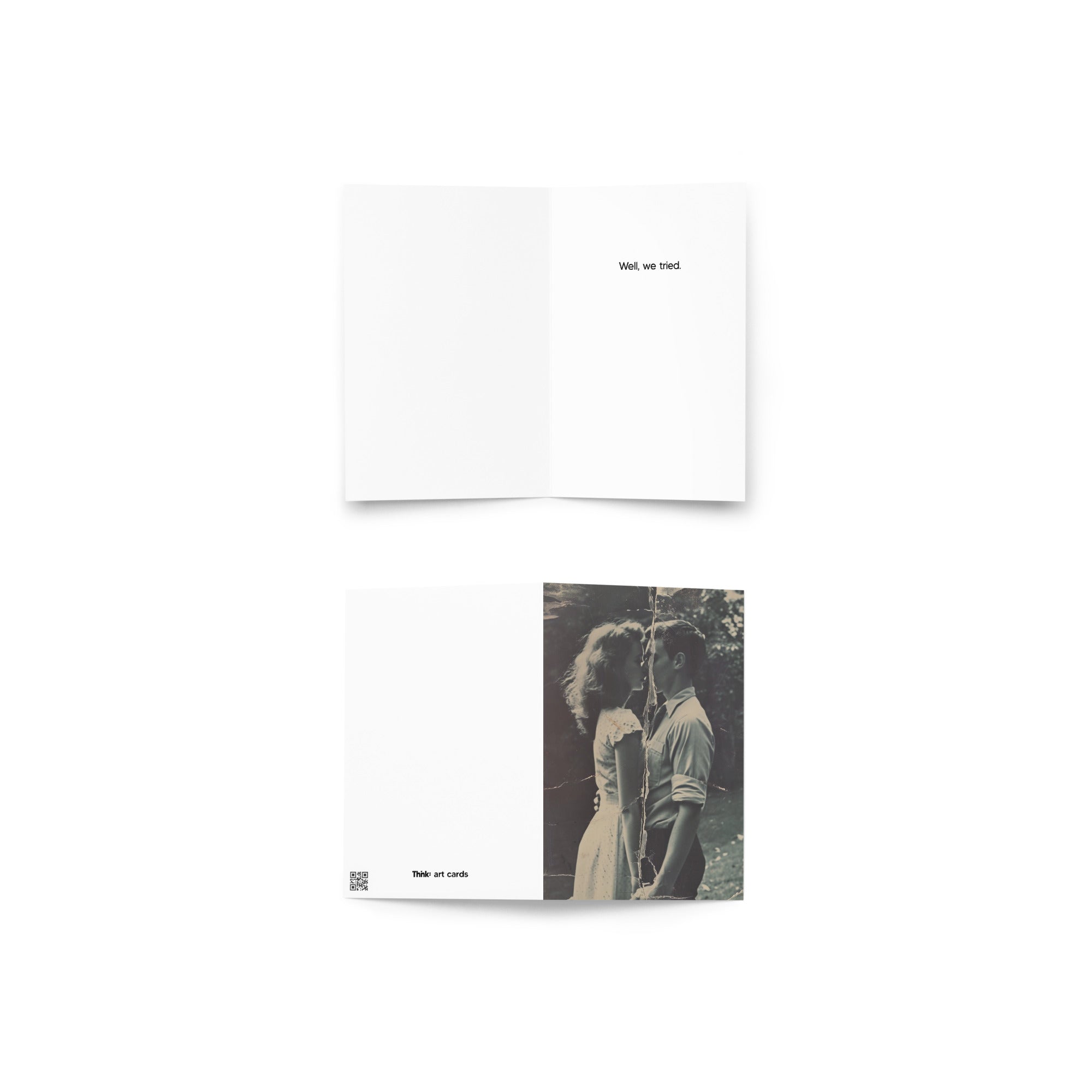 Breaking Up Is Hard To Do - #1 - Greeting Card