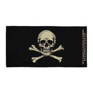 Skull and Bones Beach Towel