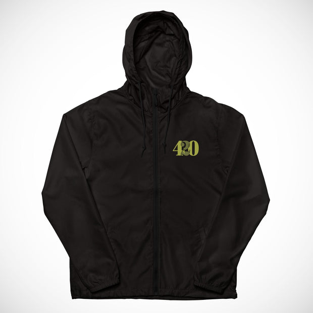 420 Unisex lightweight zip up windbreaker