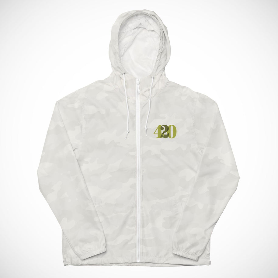 Unisex lightweight zip up windbreaker