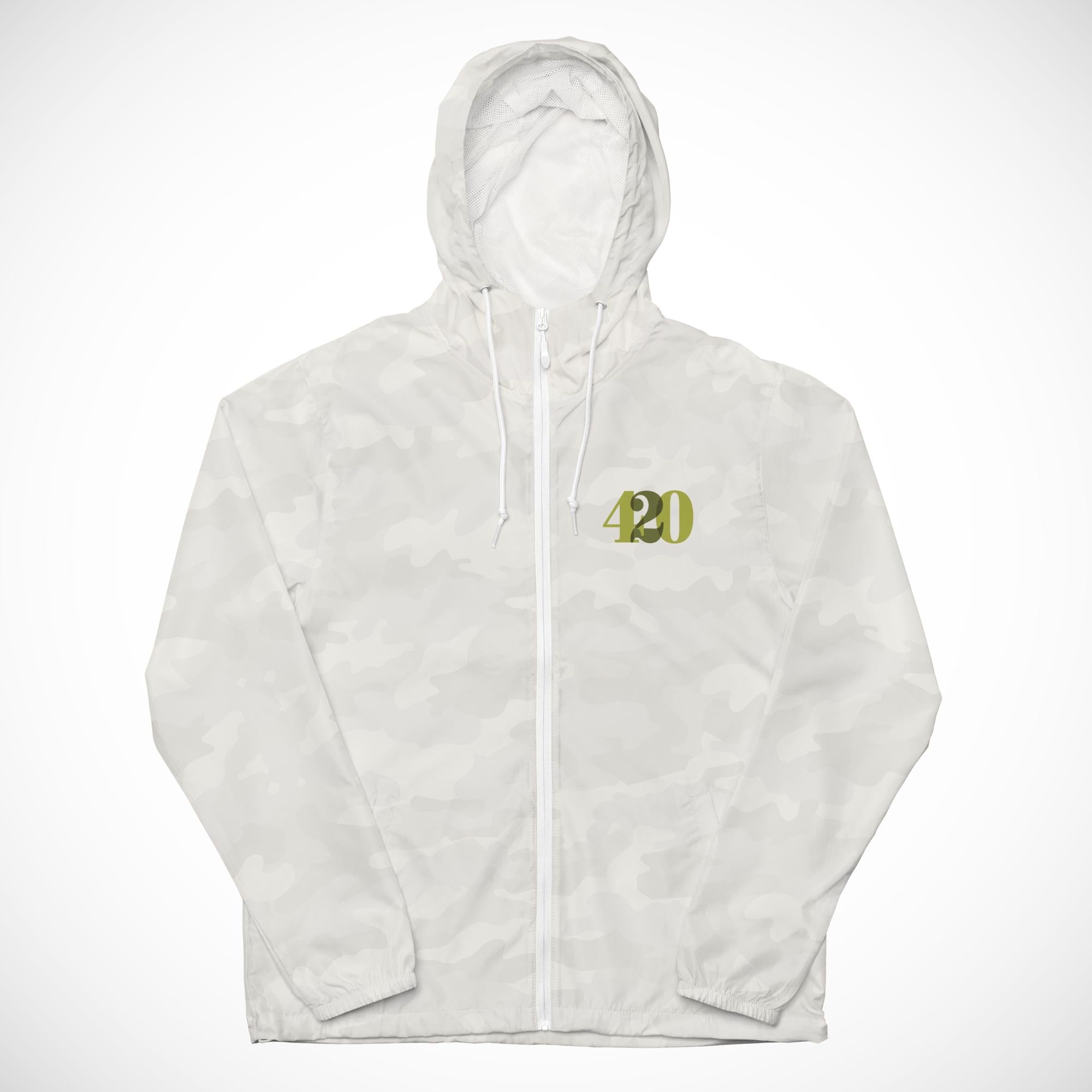 Unisex lightweight zip up windbreaker